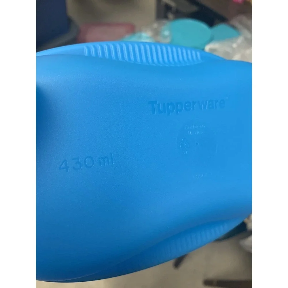 Tupperware Small Microwave Breakfast Maker Blue 6996A 430ML Eggs